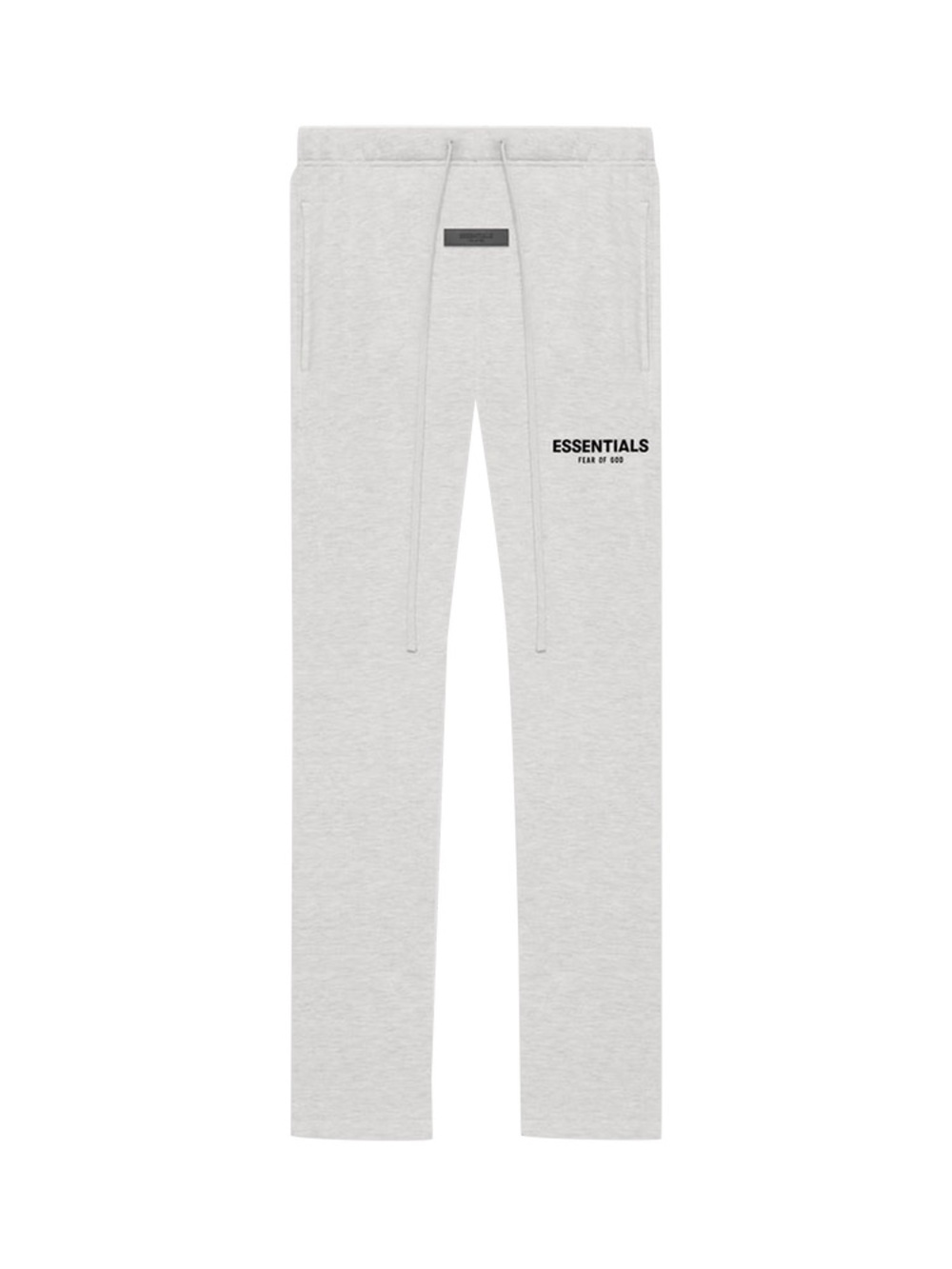 ESSENTIALS Light Gray Logo Sweatpants